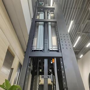 Трехэтажный безшахтный бытовой тяговый лифт с красивым выбором цветов - Product Image 1