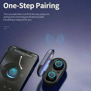 Y50 TWS Auriculares inalámbricos <span class=keywords><strong>Bluetooth</strong></span> 5,0 Auriculares estéreo 9D con control táctil con micrófono Auriculares deportivos Auriculares impermeables Pantalla LED - Product Image 3