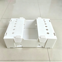 Boîte d'emballage pliable en PP alvéolaire, résistante à l'humidité, à charge élevée, impression personnalisée, conteneur d'expédition, directement de l'usine