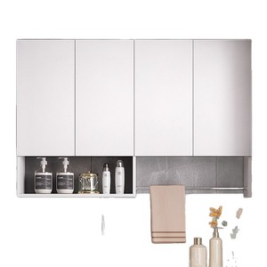 Wan Yusen Stainless Steel <b>Wall</b> <b>Cabinet</b> Rectangle Punch Free Polished Storage For Balcony And Bathroom - Product Image 5