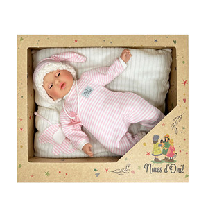 Búp bê Muneca Alex Dreamer da sáng màu hồng, chất liệu vải đặc biệt, kích thước lớn, sản xuất theo thiết kế của khách hàng. - Product Image 4