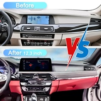 Kit di Aggiornamento Interno Auto NaviHua, Lettore Multimediale Android con Pannello AC, Stereo Auto per BMW Serie 5 F10 F11 F18 2011-2017