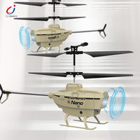 Hélicoptère RC militaire Chengji 2,5 canaux, vol simulé, design cool, jouet avion télécommandé avec évitement d'obstacles
