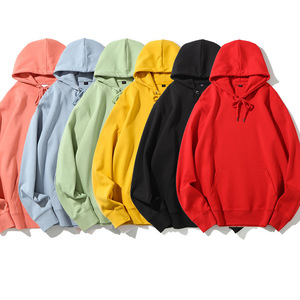 Sweat à capuche brodé en molleton de coton Street Wear sweat à capuche confortable avec cordon de serrage surdimensionné pour hommes sweat à capuche brodé personnalisé - Product Image 1