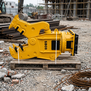 Nuevo C08 Accesorios para Maquinaria de Construcción: Alicates Hidráulicos de Trituración, Trituradora de Hormigón y Piedra con Rodamientos y Motor - Product Image 3