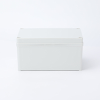 Boîtier de distribution d'alimentation étanche IP67 en ABS 125*125*100mm pour l'intérieur et l'extérieur, boîtier pour instruments électroniques de surveillance