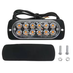 Luz LED de Emergencia Intermitente para Parrilla, Lámpara de Baliza Lateral de 12V y 24V para Remolques, Advertencia Estroboscópica para Coches y Camiones, Nuevo - Product Image 1
