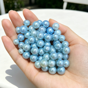 Perlas Sueltas <span class=keywords><strong>de</strong></span> Agua Dulce Naturales <span class=keywords><strong>de</strong></span> Alto Brillo Muses Jewels, Perlas Redondas a Granel para Hacer Joyas <span class=keywords><strong>de</strong></span> Boda, Collares y Pendientes - Product Image 4