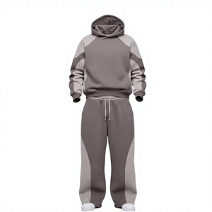 Chándal Unisex con Capucha y Cordón Ajustable, Manga Larga, Color Sólido, Informal, Transpirable, Ligero, de Algodón, para Invierno, Corte Regular - Product Image 5