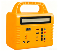Station d'alimentation solaire portable avec lumière LED, sortie AC 220V et USB DC, générateur solaire domestique hors réseau