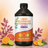 Glucosamine & Chondroïtine MSM Liquide OEM avec Vitamine C et Manganèse pour un Soutien Puissant à la Mobilité et au Confort des Articulations