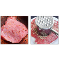 Tendeur à viande en acier inoxydable 304 de qualité alimentaire pour poulet, steak et bœuf