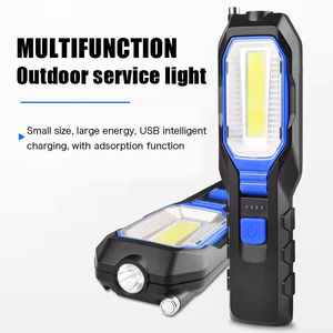 Luz de trabajo LED portátil, recargable, impermeable, de emergencia, anticaídas, con imán y regulable. - Product Image 2