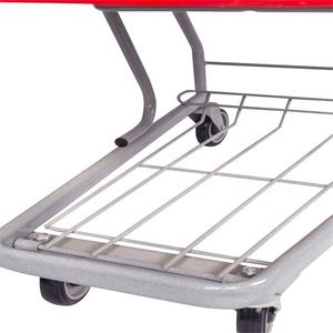 YOUB chariot à cargaison de supermarché en métal 80L bon marché et robuste avec 4 roues - Product Image 2