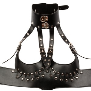 <span class=keywords><strong>Cool</strong></span> jeux pour adultes Bondage Gear robe cou retenue Faux cuir corps harnais sangle Cupless porter des produits de <span class=keywords><strong>sexe</strong></span> - Product Image 2