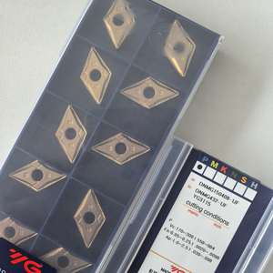 DNMG150408-UF YG3115 Triangle Tungsten Carbide Turning <b>Tool</b> Inserts HRC45 Hardness for CNC <b>Lathe</b> - Product Image 2