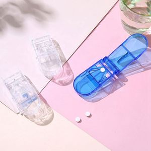 Custom Pill <b>Cutter</b> Eco Friendly Medicine Divider Box Transparent Vitamin Splitter Small Pill Slicer for Elderly Care Travel - Product Image 6