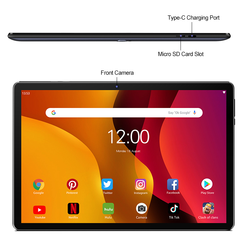 Amazon.co.jp: PUTECCH タブレット 10インチ wi-fiモデル