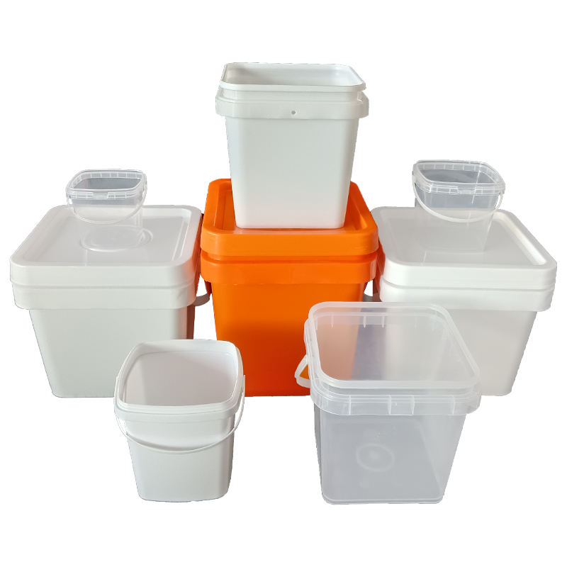 Factory Wholesale Plastic Rectangular Bucket Square