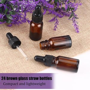 Flacons à <span class=keywords><strong>pipette</strong></span> <span class=keywords><strong>Flacon</strong></span> compte-gouttes en <span class=keywords><strong>verre</strong></span> brun de <span class=keywords><strong>10</strong></span> <span class=keywords><strong>ml</strong></span> Flacons à paille en <span class=keywords><strong>verre</strong></span> ambré pour huiles essentielles Parfum Parfums Échantillon liquide - Product Image 2