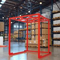 Conteneur de stockage en acier empilable CASE CARTER OEM pour entrepôt, type Nestainer, avec rack de stockage