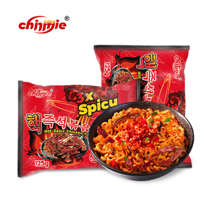 Nouilles instantanées au poulet épicé 3X 140g, ramen extra piquant, style coréen, halal, BRC, nouilles épicées 3X, fournisseur en gros OEM - Product Image 1