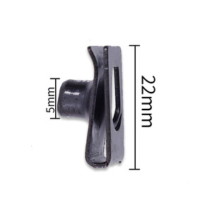 Clip de hierro tipo U de 5x22mm, sujetador automático para piezas de repuesto de reparación de motocicletas y automóviles - Product Image 1