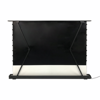 XJK 100 120 alr écran courte portée rétractable motorisé au sol hausse projecteur écran 4K pet cristal électrique pull up écran