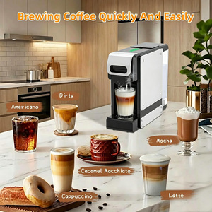 Machine à café expresso monodose pour capsules K-Cup Nes Original DG et café moulu, réservoir de 34 oz, 7 réglages de débit d'eau, usage hôtelier - Product Image 4