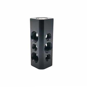 Adaptateur multi-trous en aluminium, montage à vis 1/4-20, support de caméra à dégagement rapide pour flash, micro, moniteur, accessoire de trépied - Product Image 2