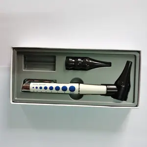 Hediye seti ucuz fiyat güzel paket LED ışık basit taşınabilir otoskop Diagonostic seti küçük mini otoskop
