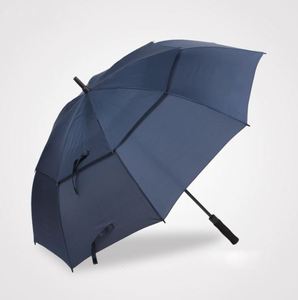 Parapluie de golf automatique double couche 30 pouces en pongee, grand parapluie droit pour l'extérieur - Product Image 3