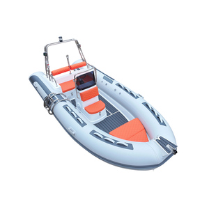 Bote Inflable de PVC WhiteWake con Casco de Fibra de Vidrio, Modelo 480E, Capacidad para 7 Personas, Ideal para Surf y Navegación - Product Image 5