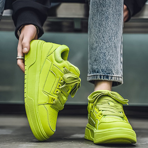 Piatti Chaussures di alta qualità alla moda scarpe da skateboard Casual Sole spesse altezza miglioramento scarpe da tavola alla moda per gli uomini - Product Image 3