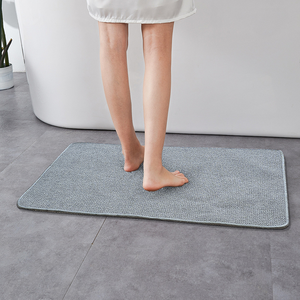 Tapis de salle de bain ultra fins sur mesure en gros, absorbants, séchage rapide, avec dos en caoutchouc - Product Image 1
