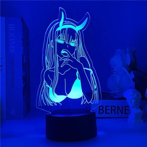 Lampe LED 3D en acrylique DARLING In The FRANXX ZERO TWO 002, <span class=keywords><strong>veilleuse</strong></span> <span class=keywords><strong>à</strong></span> LED - Product Image 3