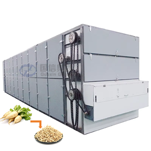 Large-capacity industrial radish mesh belt dryer high-quality radish <b>drying</b> <b>equipment</b> continuous vegetable dryer - Product Image 1