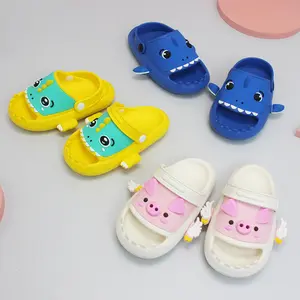 Sandal selop hewan lucu anak-anak sandal rumah empuk anti licin untuk anak laki-laki perempuan