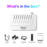Récepteur satellite numérique HD DVB-S2 H.264 GX6605S avec canaux gratuits, Wi-Fi/LAN et prise en charge 3G/4G