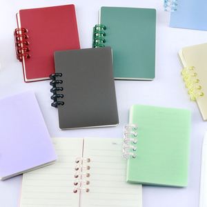 Cuaderno de Hojas Sueltas A7 Rosa Niebla y Azul Suave, Combinación de Sofisticación y Dulzura, Estilo Femenino Delicado y Bajo en Azúcar, Agenda para Regalos - Product Image 4