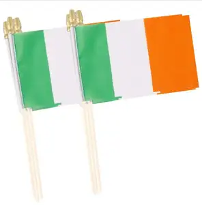 Ireland Irish Stick Flag Small Mini Handheld 4x6 Inch Flags
