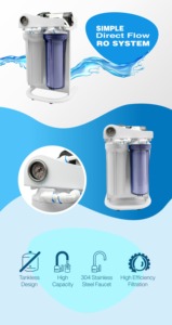 Purificateur d'eau RO sans réservoir sous évier LSRO-575-800D en gros, avec débit élevé, conception compacte et entretien réduit - Product Image 3