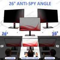 Filtre de confidentialité à 180 degrés facile à installer, anti-reflet, anti-espion, film de protection d'écran pour Lenovo 24 pouces 16:10