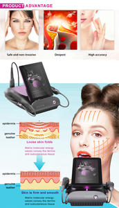 Professionele 3-in-1 huidverstrakking, anti-wallen, lichaamsafslanking, dubbele handgreep, desktop, hoge intensiteit gefocusseerde <span class=keywords><strong>ultrasound</strong></span> 7D - Product Image 6