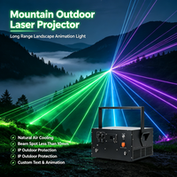 Projecteur laser RGB 60W pour extérieur, étanche IP65, éclairage de scène DMX512/FB4/activation sonore, contrôle par application, alliage d'aluminium