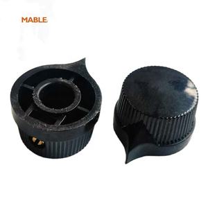 Knob Black Knob ABS tombol potensiometer/tombol audio/tombol untuk potensiometer tabung <span class=keywords><strong>Fender</strong></span> Amplifier gitar - Product Image 1