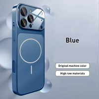 Étui de téléphone magnétique ultra-fin mat de luxe, accessoires de téléphone, coque de téléphone, coque de téléphone 17 air, converti en iPhone 17 Pro Max