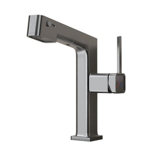Grifo de Lavabo de Alta Gama, Estilo Blanco Lechoso, con Tres Modos de Funcionamiento, Totalmente de Cobre, Extraíble, para Agua Fría y Caliente - Product Image 5
