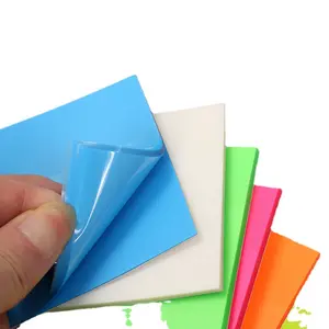 Hot selling factory price custom logo printed colorful 3*3in memo pad pet sticky notes transparent supplier pads with opp bag
