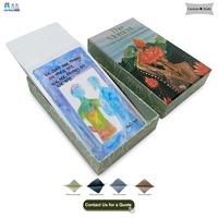 Carte di Affermazione Personalizzate con Finitura Opaca, Scatola con Coperchio, Set di Carte con Citazioni Positive e Spirituali, Produttore di Stampe